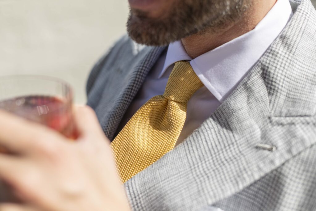 Meski Krawat Z Jedwabiu